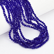 Намистини Біконус, 3х3 мм, Сині (BUS-057433)