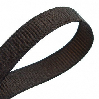 Репсова стрічка, 6 мм, Коричнева (LEN-007175)