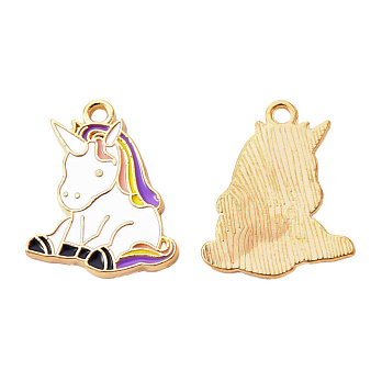 Подвеска метал. Единорог, 22х18 мм, Золото (POD-053603)