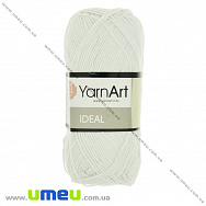 Пряжа YarnArt Ideal 50 г, 170 м, Біла 220 (YAR-025210)