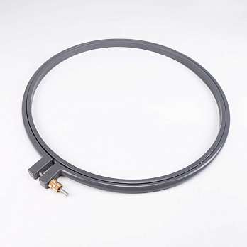 Пяльці пластикові HELLO 24 см з металевим гвинтом, Сірі (MUL-055593)