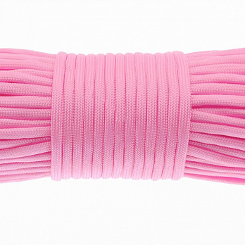 Шнур паракорд семижильный 4 мм, Розовый светлый (LEN-011130)