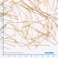 Гвоздики из нерж. стали, 35 мм, Покрытие 18 kt (STL-056249)