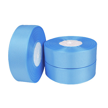 Репсова стрічка, 25 мм, Блакитна (LEN-056862)