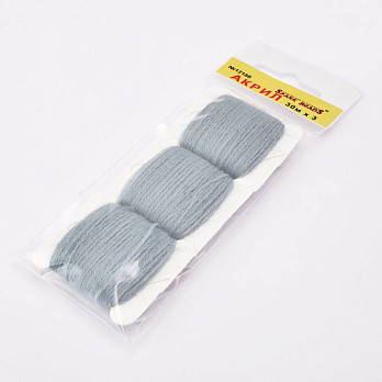 Акриловые нитки, №12188, Серо-голубые (MUL-058888)