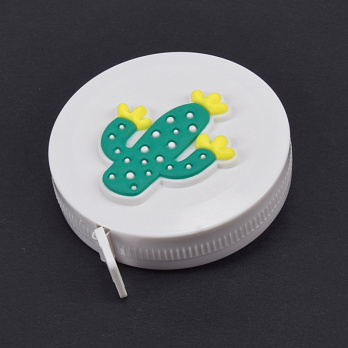 Сантиметровая лента двухсторонняя (см/дюйм), Белая (SEW-061002)