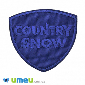 Термоаплікація Country Snow, 7х6,5 см, Синя (APL-042371)