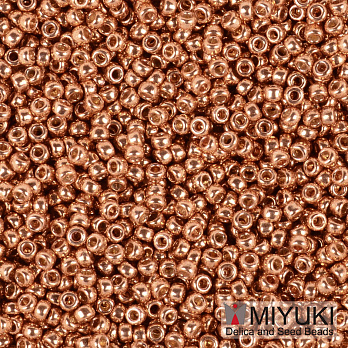 Бісер японський Miyuki круглий RR 15/0 №4206, Duracoat Galvanized, Помаранчевий (BIS-053191)