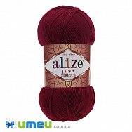 Пряжа Alize Diva Stretch 100 г, 400 м, Бордова 57 (YAR-038356)