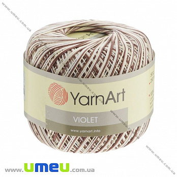 Пряжа YarnArt Violet Melange 50 г, 282 м, Коричневая 3193 (YAR-022969)