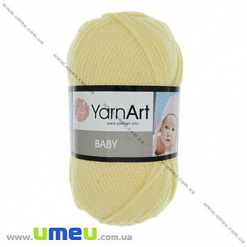 Пряжа YarnArt Baby 50 г, 150 м, Жовта світла 7003 (YAR-025247)