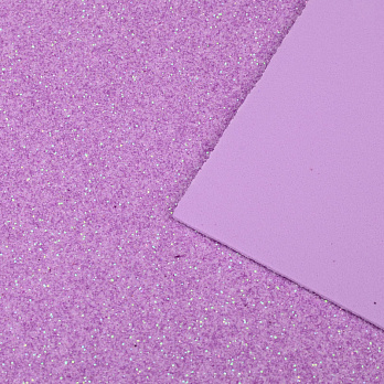 Фоаміран глітерний, 2 мм, Бузковий, 20х30 см (FOM-056422)