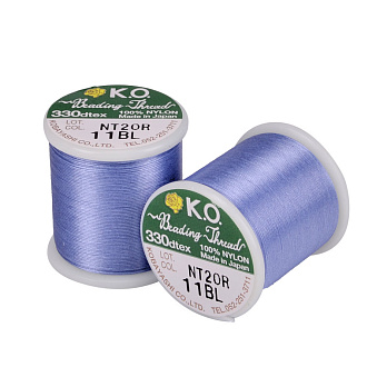 Нитка для бісеру KO 11, Блакитна, 50 м (MUL-053171)