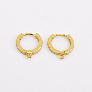 Швензи круглі, Латунь з покриттям 18 kt, 14х13х2 мм (OSN-059024)