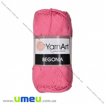 Пряжа YarnArt Begonia 50 г, 169 м, Розовая 5001 (YAR-023014)
