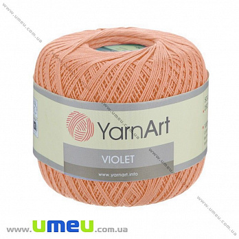 Пряжа YarnArt Violet 50 г, 282 м, Персиковая 6322 (YAR-022958)