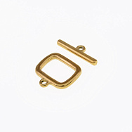 Тогл із нержавіючої сталі, 16,5х14 мм, Золото (STL-055415)