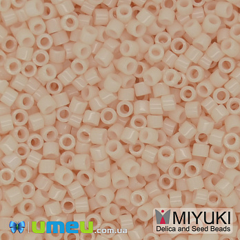 Бисер японский Miyuki Delica 11/0 DB1492, Персиковый светлый (BIS-045399)