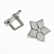 Бусины мет. Цветок, 18х17 мм, Античное серебро (BUS-009161)