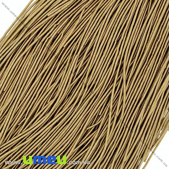 Канитель фигурная зиг-заг 1,5 мм, Бежевая темная (KNT-051342)