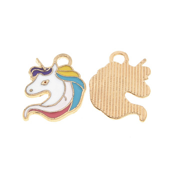 Підвіска метал. Єдиноріг, 18х13 мм, Золото (POD-054692)