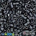 Бисер японский Miyuki Delica 8/0 DBL1, Гематит (мокрый асфальт) (BIS-045886)
