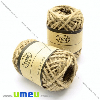 Мотузка, Бежева (натуральна), 2 мм (LEN-029759)