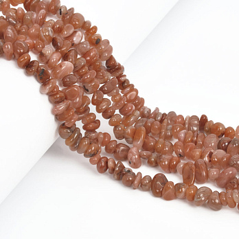 Намистини (скол) Сердолік, Натур. камінь, 5-10 мм, 39-40 см (BUS-058183)