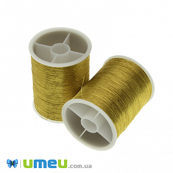 Нить металлизированая Люрекс 0,1 мм, Золотистая (MUL-040142)