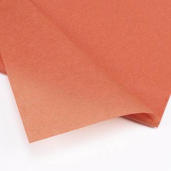 Бумага тишью, 65х50 см, Оранжевая (UPK-051313)