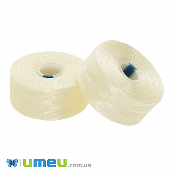 Нитка для бісеру C-Lon D, 0,11 мм, Кремова, 71 м (MUL-047530)