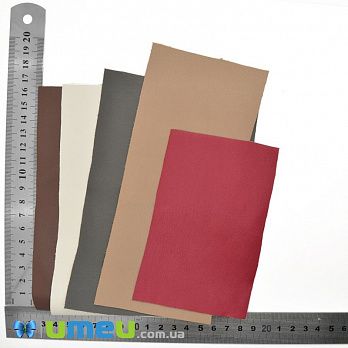 Набор искусственной кожи на замше 0,65 мм, Микс (LTH-038773)