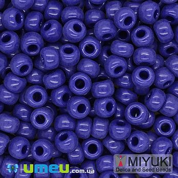 Бисер японский Miyuki круглый RR 6/0 №414, Синий (BIS-046025)