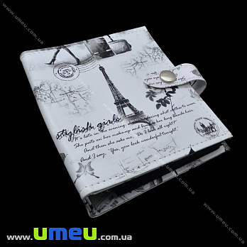 Органайзер-блокнот для готовых украшений, 13х15х5 cм, Белый (INS-035039)