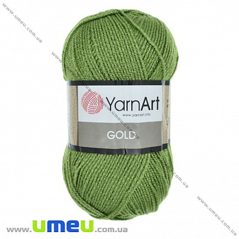 Пряжа YarnArt Gold 100 г, 400 м, Салатова 9046 (YAR-025466)