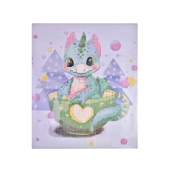 Набір алмазного живопису на картоні 25х21 см, Доброго ранку (SXM-052545)