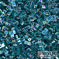 Бисер японский Miyuki HALF TILA №2458, 5х2,3 мм, Бирюзовый АВ (BIS-053251)