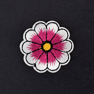 Термоаппликация Цветок, 4 см, Малиновая (APL-060018)