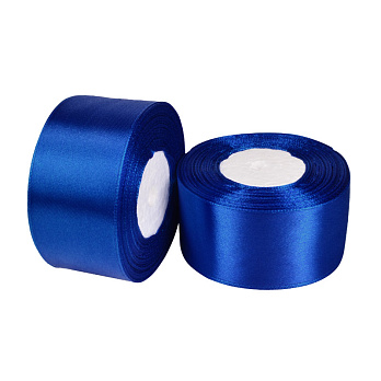 Атласная лента, 40 мм, Синяя (LEN-054133)
