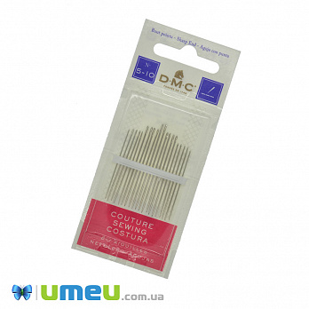 Набор вышивальных иголок DMC (Франция) №5-10 с острым кончиком, 20 шт (UPK-044481)