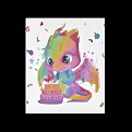 Набор алмазной живописи на картоне 25х21 см, Happy Birthday (SXM-052544)