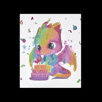 Набор алмазной живописи на картоне 25х21 см, Happy Birthday (SXM-052544)