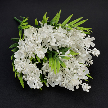 Букет дрібноквітів, 32 см, Білий (DIF-057770)