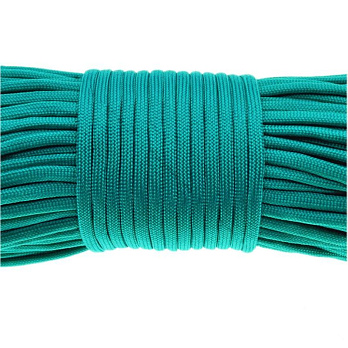 Шнур паракорд семіжільний 4 мм, Бірюзовий (LEN-017842)