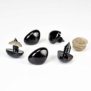 Носик зі штифтом (із заглушкою), 19х14 мм, Чорний (DIF-057846)