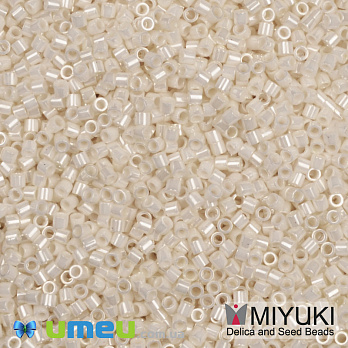 Бисер японский Miyuki Delica 15/0 DBS203, Кремовый (BIS-049715)
