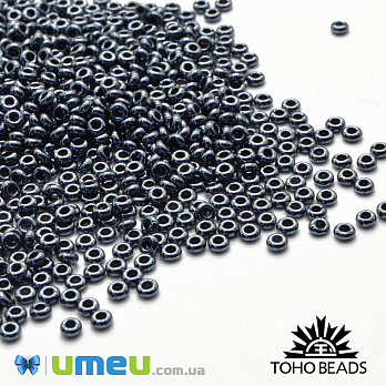 Бисер японский TOHO Demi Round 11/0 №81, Мокрый асфальт (BIS-043358)