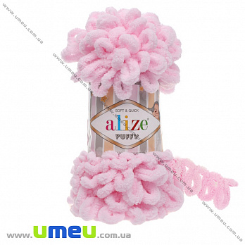 Пряжа Alize Puffy 100 г, 9,2 м, Рожева світла 31 (YAR-034935)