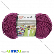 Пряжа YarnArt Super Merino 100 г, 280 м, Малиновая темная 765 (YAR-025441)