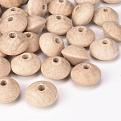 Бусины деревянные 18х12 мм, Биконус, Бук (BUS-054804)